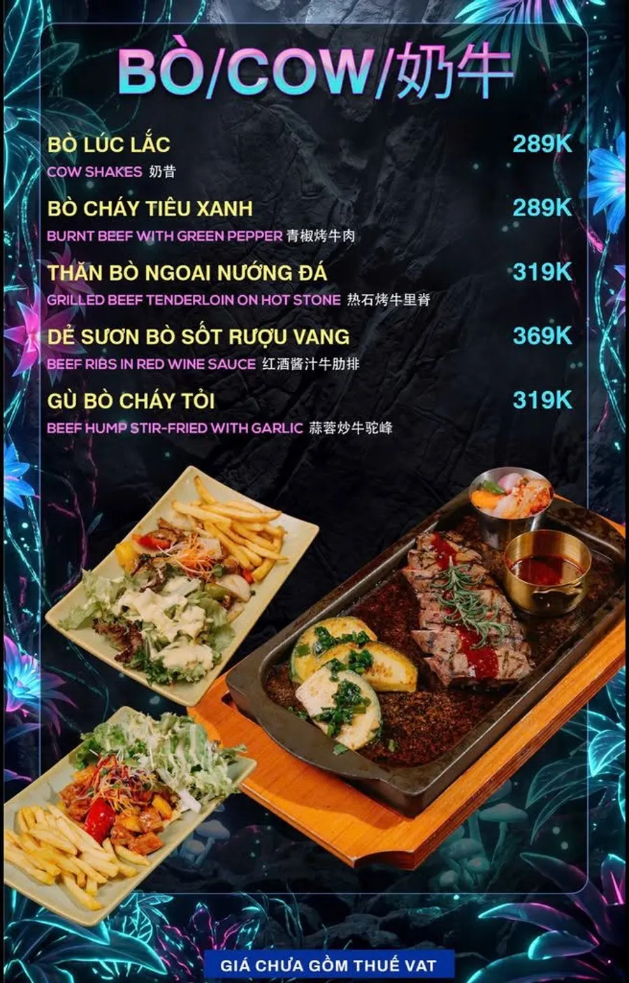 Trang menu
